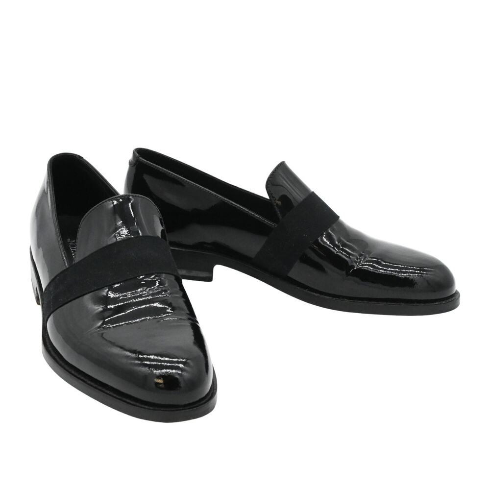 JM Weston Black Patent Leather Tuxedo Loafers Size 3 D